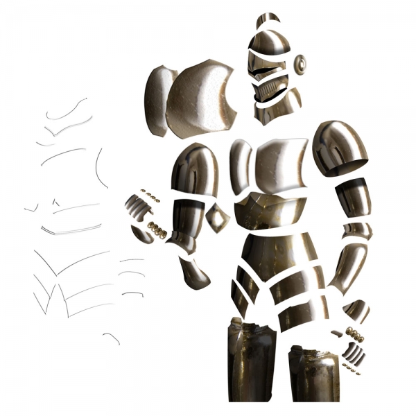 Creation of Knight in Armor: Step 1